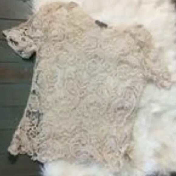 |ROZ & ALI| Crocheted Top Size Small - Picture 1 of 5
